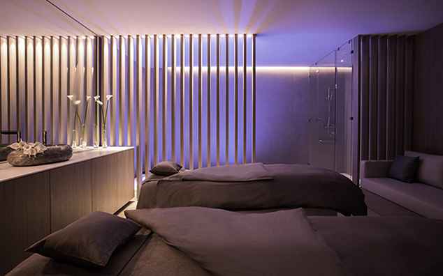 Cabine duo de soin haut de gamme à l’Hôtel & Spa du Castellet 5*