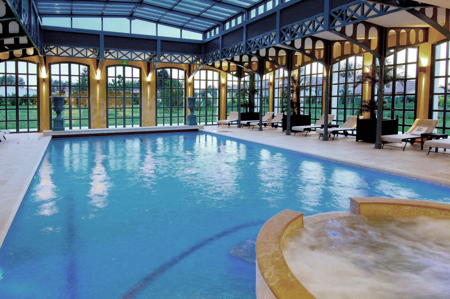 Intérieur du Georges Blanc Park & Spa 5* à Vonnas